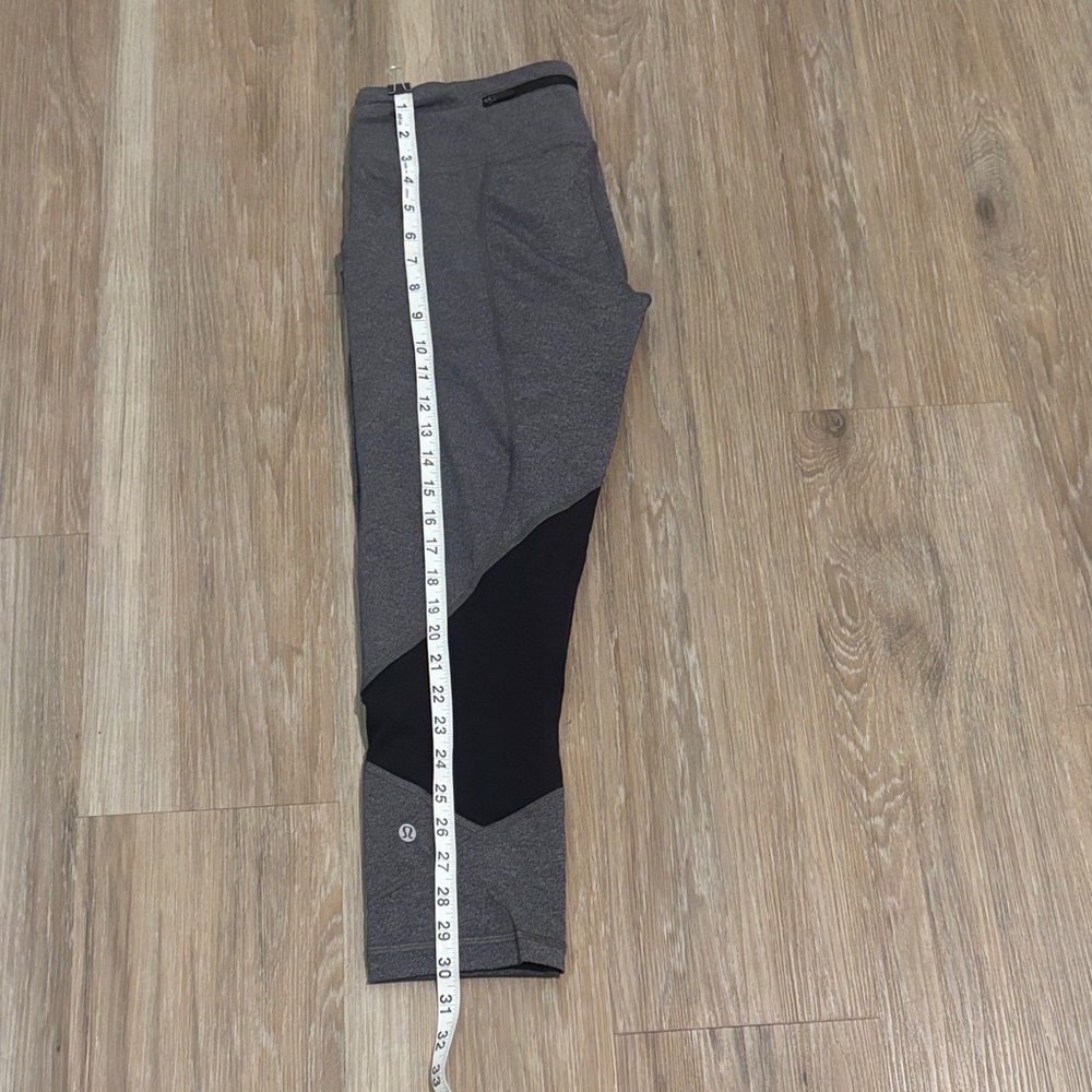 Lululemon Charcoal and Black Leggings